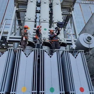 Оснащение рабочих зон трансформатора 